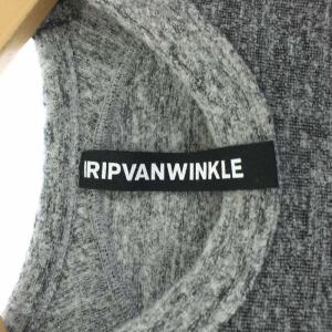 RIPVANWINKLE カットソー スウェット トレーナー ラグランスリーブ 長袖 4 グレー