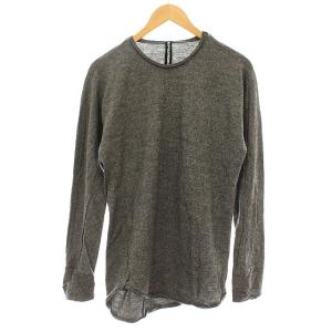 WASHABLE WOOL DOLMAN L/S ウール 長袖 カットソー L相当 4 グレー