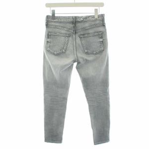 upper hights ザステラ THE STELLA デニムパンツ ジーンズ ジップフライ ダメージ加工 22 XS グレー