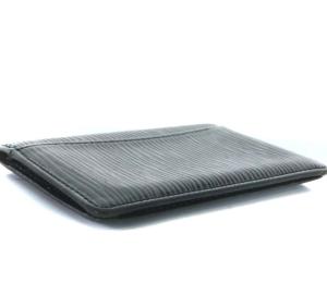 LOUIS VUITTON エピ オーガナイザー・ドゥ ポッシュ ノワール 二つ折り カードケース 名刺入れ LVロゴ ブラック