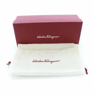 Salvatore Ferragamo ヴァラ バレエシューズ ベロア 23.5cm ブラック