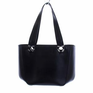 Salvatore Ferragamo トートバッグ ハンドバッグ ガンチーニ レザー ブラック