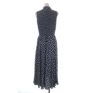 kate spade new york CLOUD DOT MIDI DRESS M ネイビー