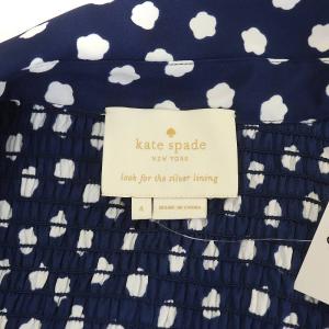 kate spade new york CLOUD DOT MIDI DRESS M ネイビー
