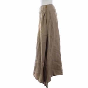 MADISONBLUE 18年製 スカート リネン フレア 01 ベージュ