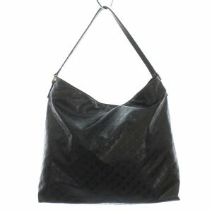 GHERARDINI ソフティ ワンショルダーバッグ 総柄 A4 ブラック