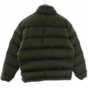 Patagonia ダウンジャケット ジップアップ ロゴ M カーキ 84601F8