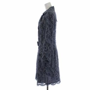 ANAYI サンプル品 チェスターコート ミドル丈 F ネイビー