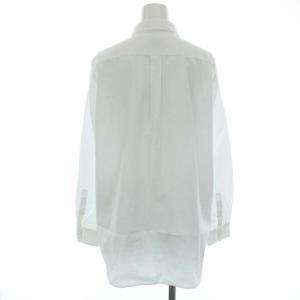Deuxieme Classe 19SS ワイヤーwashシャツ ブラウス スタンダードカラー 長袖 コットン ホワイト