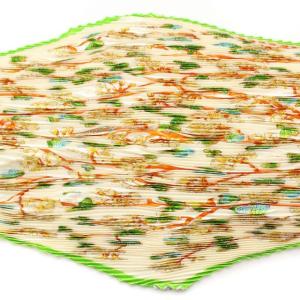 HERMES Vol Amoureux des Azures スカーフ ショール シルク100% サテン 花柄 オフホワイト