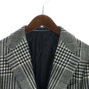 Brilla per il gusto E.THOMAS ウールカシミヤ ビッググレンチェック ジャケット テーラード シングル 44