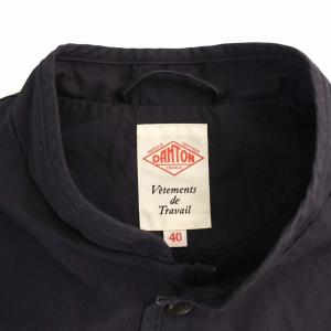 DANTON 22SS ハイカウントダックスタンドカラージャケット 40 M 紺 ネイビー DT-A0127