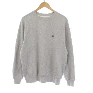 21SS 長袖 スウェット トレーナー ロゴプリント 40 L グレー