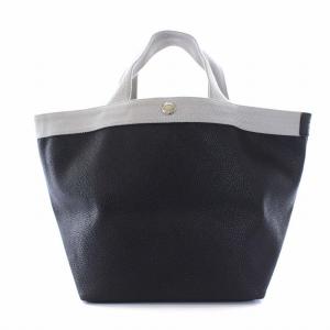 GPライン リュクス舟型トートバッグ M ブラック グレー 707GP