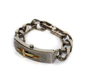 Jean Paul GAULTIER 5431-J00310 チェーンブレスウォッチ クオーツ クロス シルバー色 