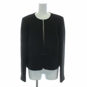 LANVIN NOIR ブラックフォーマル セットアップ ノーカラージャケット ワンピース ロング ブラック