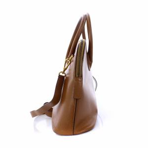CELINE ボリード ハンドバッグ 2way レザー 茶