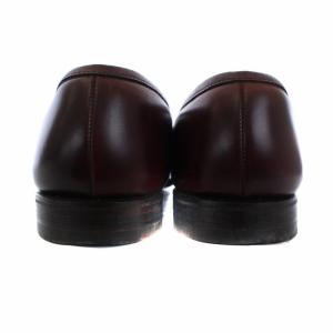 Crockett & Jones 8363 BOSTON コインローファー レザー 6.5E 茶