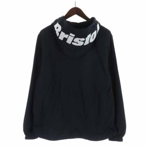 F.C.Real Bristol 22SS LOGO APPLIQUE PULLOVER HOODED ANORAK S 黒