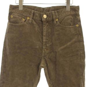 Deuxieme Classe コーデュロイパンツ スリム スキニー 36 S グレージュ