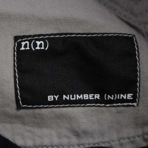 n(n) BY NUMBER (N)INE デニムスキニーパンツ ジーンズ ジップフライ コットン 日本製 4 32 L ブラック