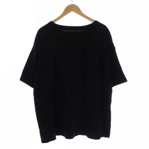FACETASM プリント Tシャツ カットソー 半袖 プリント コットン 5 L 黒 ブラック