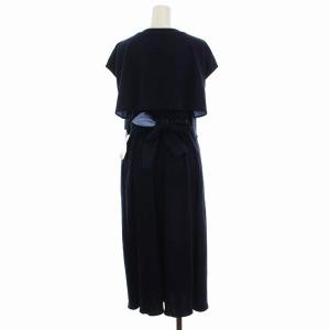 ADORE 21AW ダブルジャージーワンピース ノースリーブ M 紺