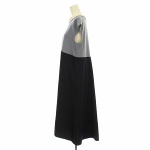 JIL SANDER NAVY ワンピース 切替 40 ネイビー