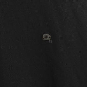 DIESEL ポロシャツ 長袖 近年モデル コットン ブラック