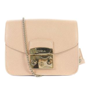 METROPOLIS ショルダーバッグ レザー ミニ チェーン ピンク