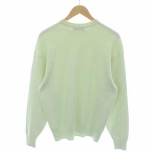 TOMORROWLAND CABAN 19SS コットンカシミヤクルーネックプルオーバー ニット カシミヤ混 パステルグリーン