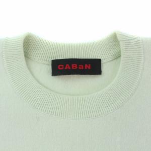 TOMORROWLAND CABAN 19SS コットンカシミヤクルーネックプルオーバー ニット カシミヤ混 パステルグリーン