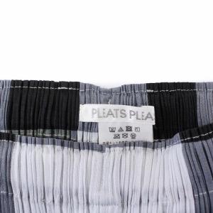 PLEATS PLEASE ISSEY MIYAKE 20SS イージーパンツ チェック M 黒