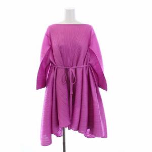 イッセイミヤケ 19AW チュニック ワンピース L ピンク