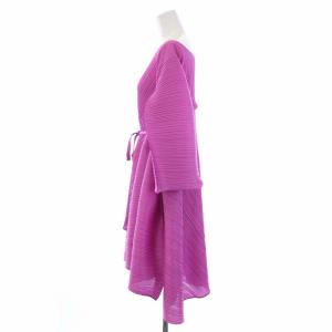 PLEATS PLEASE ISSEY MIYAKE イッセイミヤケ 19AW チュニック ワンピース L ピンク