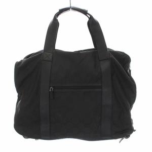 112270 213317 GG柄 ボストンバッグ ナイロン 黒
