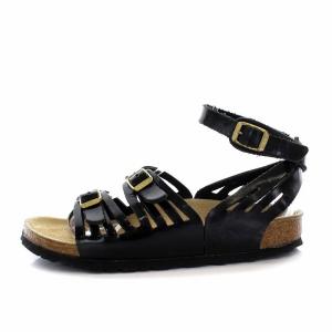 BIRKENSTOCK MONACO モナコ スポーツサンダル アンクルストラップ 36 23cm 黒 ブラック