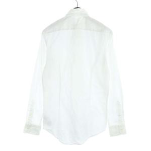 BOTTEGA VENETA ホリゾンタルシャツ カッタウェイシャツ コットン 長袖 37/14 1/2 M ホワイト