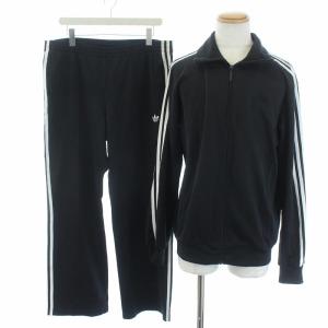 adidas Originals セットアップ ジャージ トラックジャケット 刺繍 ライン パンツ XO XS ブラック