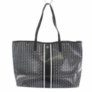 GEMINI LINK CANVAS TOTE トートバッグ PVC チェーン柄 ブラック