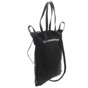 MM6 Maison Margiela メゾンマルジェラ 19AW トートバッグ 3way キャンバス ミラーロゴ ブラック ホワイト