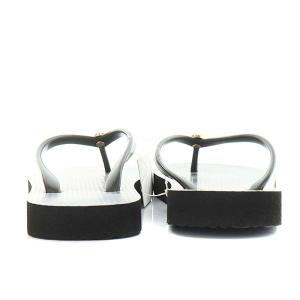 TORY BURCH ビーチサンダル トングサンダル 5 ブラック グレー