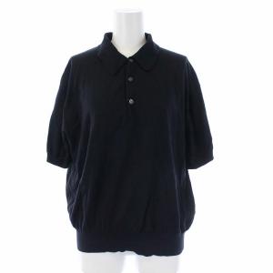 AURALEE 18SS SUPERFINE HIGH GAUGE KNIT BIG POLO 半袖