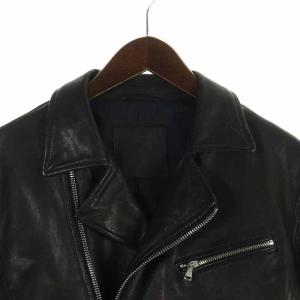 ESTNATION ライダースジャケット ラムレザー L ブラック