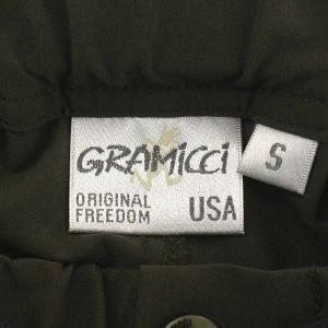 GRAMiCCi ニューナローパンツ ジップフライ ベルト付き S カーキ