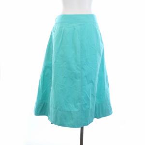Drawer 17SS イレギュラーヘムラップスカート ロング フレア 38 M 水色 ライトブルー