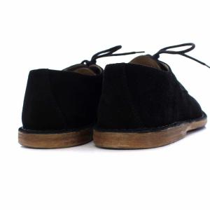 ANN DEMEULEMEESTER オックスフォードシューズ レースアップ スエード 38 ブラック