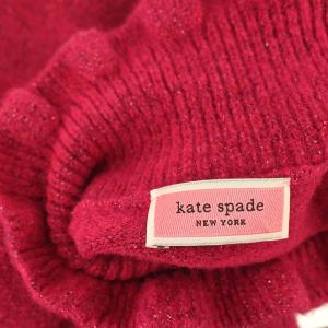 kate spade new york ニット パフスリーブ 袖パール S ピンク