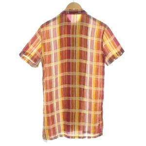 EQUIPMENT ヴィンテージ シャツ 半袖 薄手 チェック シルク S マルチカラー
