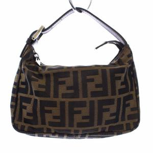 ズッカ柄 ハンドバッグ 茶